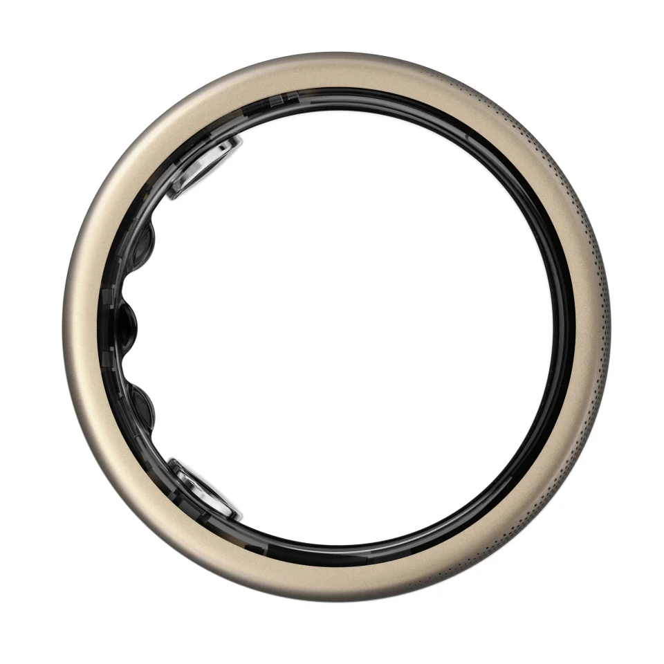 Amazfit Helio Ring in titanium finish